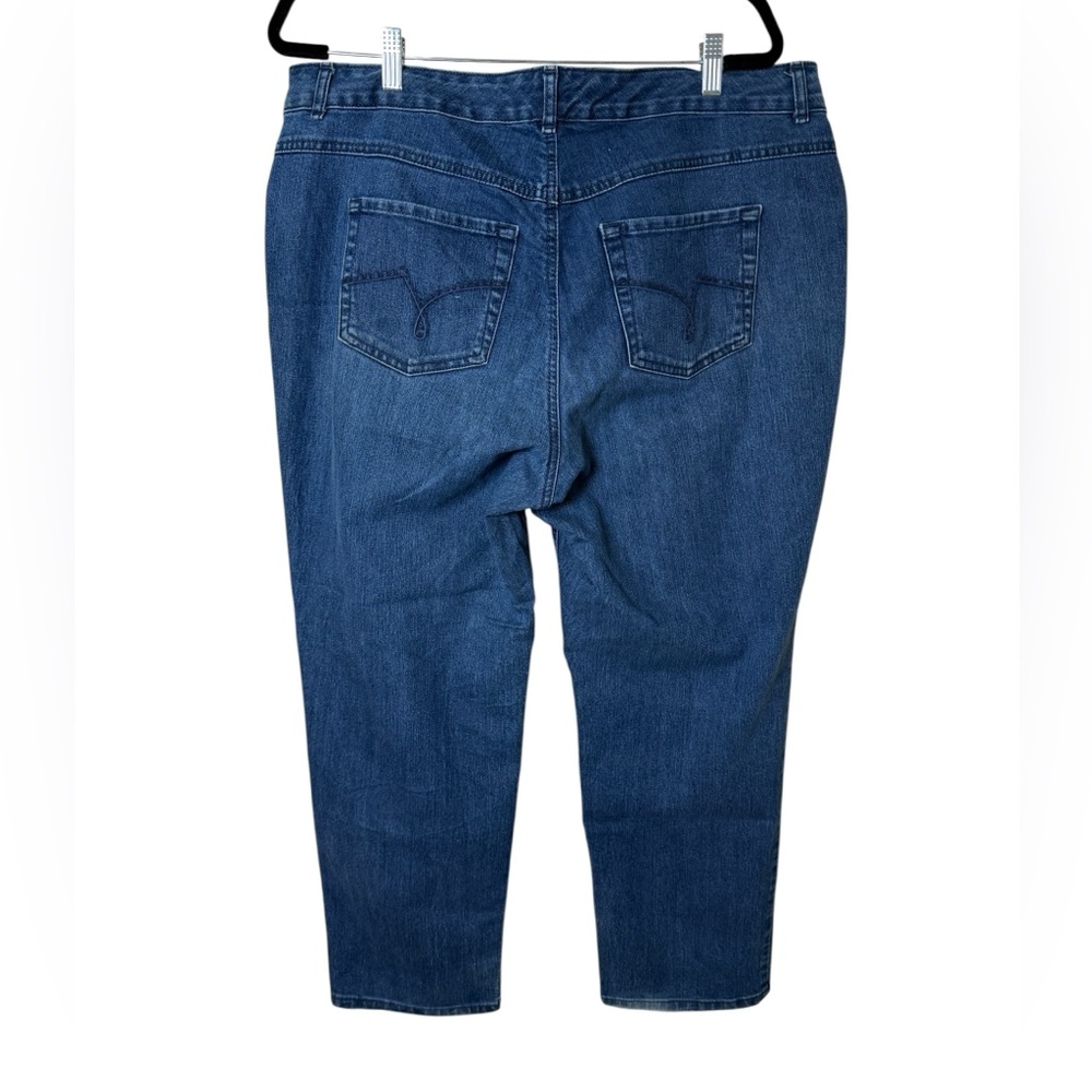🍁 Just My Size 29” Inseam Blue Jeans size 18W - Picture 5 of 5
